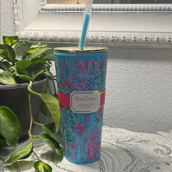 Lilly Pulitzer Other - NWT Lily Pulitzer Aqua La Vista Tumbler